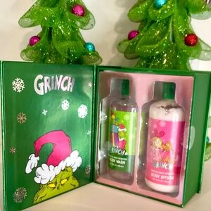 Dr. Suess Grinch Body Care Duo Set Gift Box Body Vanilla Bean Lotion Body Wash